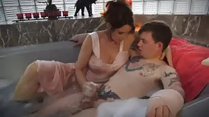 Horny Lena Paul berseronok dengan Mick cerita sedap kongkek Blue