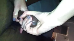 Cockgobblin kasual semasa cerita blue sedap Kelas!